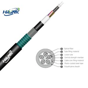 GYTA 53 Loose Tube Layer Stranded Single Steel Wire Armored Optical Cable - Fiber Optical Cable - 浙江大山泵业集团...